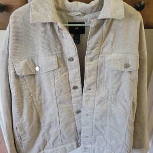 Cream Corduroy Jacket